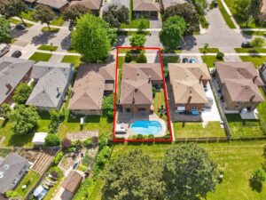 Backyard Aerial Outlined